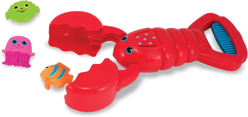 Melissa & Doug Sunny Patch Louie Lobster Claw Catcher, Grab-and-Squeeze Pool Toy for Ages 5+