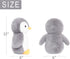 12 inches WEIGEDU King Penguin Stuffed Animals with Embroidered Eyes, Baby Penguin Plush Toys for Boy Girl Kids