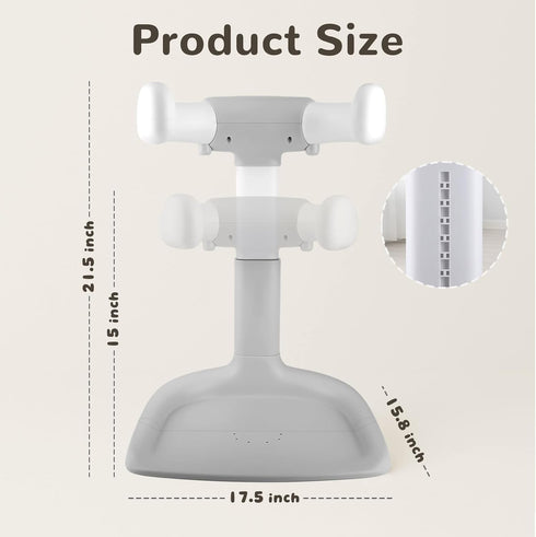 EC-Gaze 836 Baby Shower Stand Adjustable Baby Bath Stand & Toddler Shower Stand, Baby Shower Standing Support