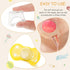 15 Dummy Patelai Pieces Soft Silicone Baby Pacifier Clips Holders Silicone Adapter Rings Holder Baby Nipple Rings