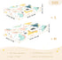 Bseiialft 52 28 Cute Dinosaurs Leaves Crib Sheets for Boys Girls Soft and Breathable Cotton Baby Sheets for Standard
