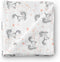 Aenne Baby Muslin Swaddle Blanket for Boys & Girls, Luxurious Wrap, Dancing Unicorns and Stars, 47"x47"
