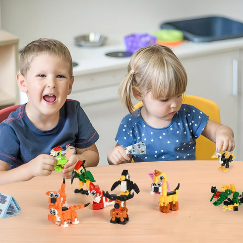 Zofunny 30 Packs Sets 4+ Building Blocks Party Favors for Kids, Mini Animals Building Block for Classroom Prizes