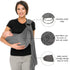 CUBY Water Baby Sling Carrier Breathable Mesh Baby Wraps Carrier Adjustable Ring Sling Baby Carrier Infant Carrier for Summer Swimming Pool Beach (Light Grey)