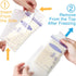 Freeze Flat Breast Milk Storage Bag, Breastmilk Freezer Flattener Kit for Organizer, Fit 3 4 5 6oz, 2-Pack