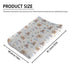 Cute Bear Changing Pad Cover Cartoon Bear Rainbow Moon Stars Clouds Leaf Diaper Changeg Table Sheets Cover for Boys Girls Soft Stretchy Snug Fitted Baby Changing Table Mats 32''x16'' Blue