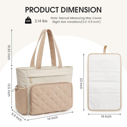 G4Free 3 1 Backpack in Diaper Bag with Insulated Pockets Baby for Women Men Toddler Diaper Tote with Stroller Buckle
