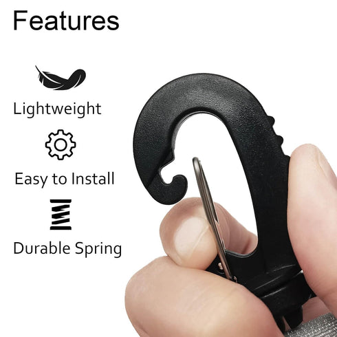 DEVPSISR Mommy 2Pcs Baby Stroller Hooks Clip Universal Stroller Clips Stroller Accessories Hook Hook for Stroller