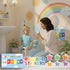 Potty Training Toilet for Toddlers with Easy-Clean Removable Bowl, Built-In Splash Guard, Slip-Resistant Wide Base