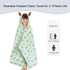 (3-8Years,27.5"X54"), VOOVA & MOVAS Kids Bath Towel with Elk Hood Absorbent Thick Cotton Towel Wrap for Pool | Swim |
