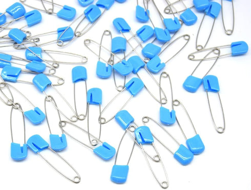 Hocansen 50 54mm/2.2in PCS Safety Pin Baby Diaper Pins for Cloth Plastic Head Baby Pins for Diapers Stainless Steel