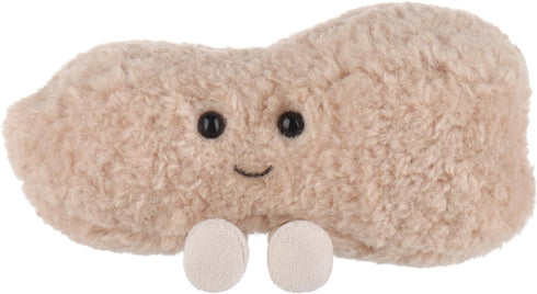 Apricot Lamb Peanut Plush Stuffed Animals for Kids, Soft Cute Plush Toys for Baby Girl and Boy, Fluffy Peanut Brown 6.7 Inches