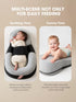Kaatnii Tummy Time Pillow Baby Lounger Pillow Reduce Spit-Up Anti Overflow Design for Baby Comfort and Feeding Support