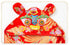 CRB Fashion Asian-Inspired Newborn Receiving Blanket for Celebrations