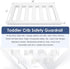 Salcod Toddler Crib Guardrail Compatible with Dream On Me Convertible Crib, Crib Rail for Prevent Toddler from Rolling