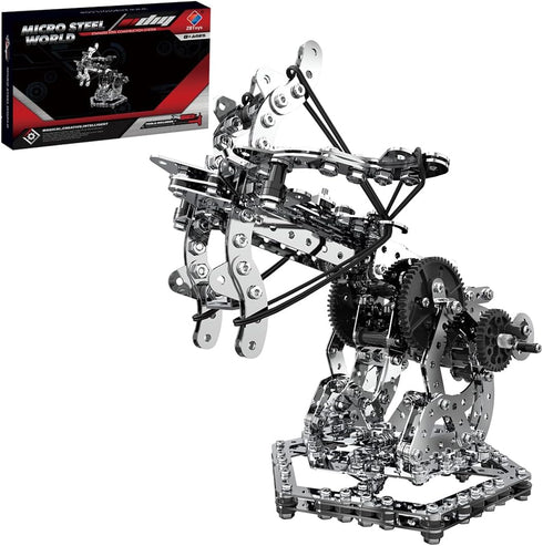 3D Metal Puzzles for Adults - Dragon Crossbow Building Kits, 815Pcs Mechanical Models for Brain Teasers