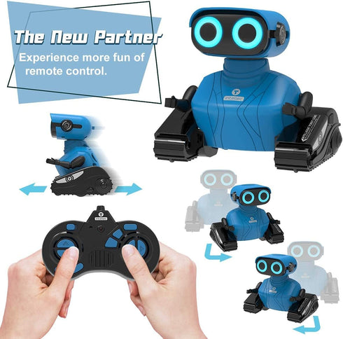 2.4Ghz 3 4 5 6 7 8 KaeKid Robots for Kids, Remote Control Robot Toys with LED Eyes & Flexible Arms, Dance & Sounds, RC