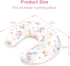 Pack Set, of Baby Car Seat Head Support and Nursing Pillow Cover Ultra Soft Comfortable