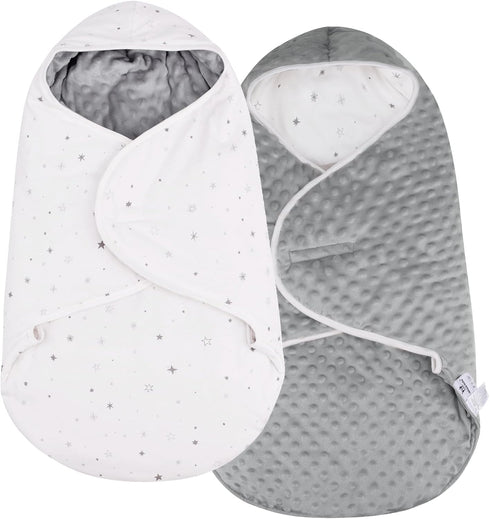 Bebamour Winter Car Seat Cover & Baby Swaddle Blanket for Newborns
