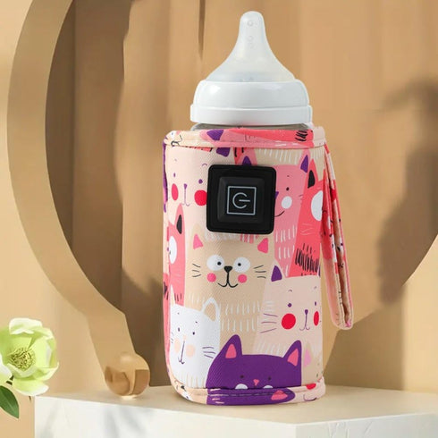 hzzsbu Portable Bottle Keep Warm, Baby Bottle Warmer for Travel, USB Milk Heat Keeper, Milk Bottle Insulation Cover
