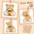 Tezituor 40in Giant Teddy Bear, Big Stuffed Animal Plush, Light Brown Soft Gifts for Baby Shower, Valentine, Birthday