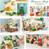 742 Set 6 Flower Shop with LED Light Building Blocks Toys Pieces Girl's Favorite Flowers House Coffee Shop Gift