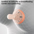 2-Pack 0-6 Symmetrical Garkoko Newborn Pacifiers with Clip & Case, Months, Breastfeeding Pacifier, Nipple Pacifier