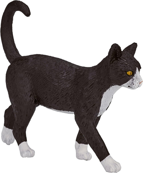 Farmland MOJO - Tuxedo Cat Pet Farm | Hand-Painted Toy Figure | Collection | True to Life & Highly Detailed | Designed