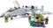 General Jim's A-10 Military Brick Building Set, US Air Force Fighter Jet Warthog Plane