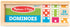 Melissa & Doug Dominoes Tabletop Game with 28 Colorful Tiles in Wooden Storage Box