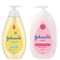 YDF Johnson's Head-to-Toe Baby & Newborn Wash & Shampoo + Johnson's Moisturizing Pink
