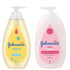 YDF Johnson's Head-to-Toe Baby & Newborn Wash & Shampoo + Johnson's Moisturizing Pink