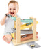 Vanplay Car Ramp Toys for One Year Old Boy Birthday Gifts, Wooden