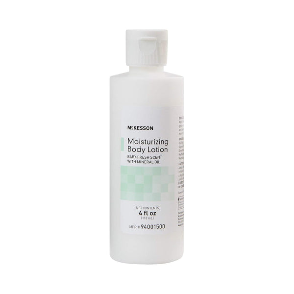 McKesson Moisturizing Body Lotion with Mineral Oil, Baby Fresh Scent, 4 fl