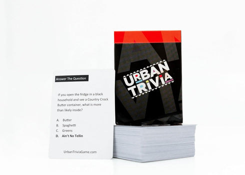 Urban Trivia - Black Card Game for The Culture! Fun Trivia on Black TV, Movies, Music, Sports, & Growing Up Black!