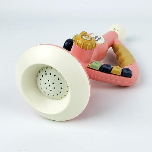 Musical Toys for Kids, Little Trumpet Toy for Toddlers, Educational Music Toy for Ages 1-3 (Pink)