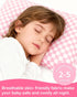 2 Pack 13"x 18" 14"x19" ALVABABY Toddler Pillowcases Organic Cotton Fit or Kids Pillow Cover Envelope for Girl Boy