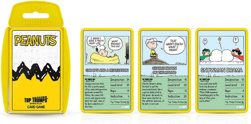 Top Trumps Card Game Peanuts - Family Games for Kids and Adults, Learning Games for 2 Players and More