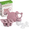 Silicone Baby Fruit Food Feeder & Mini Freezer Nibble Tray, Breastmilk Popsicle