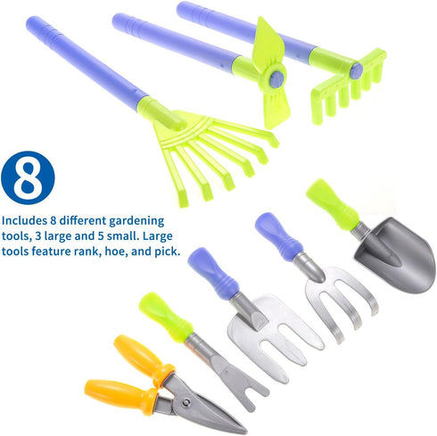 Set 15 Set Set PowerTRC Garden Wagon & Tools Toy Pcs Kids Gardening Tools & Wagon Toy Outdoor Toddler Toys Kids
