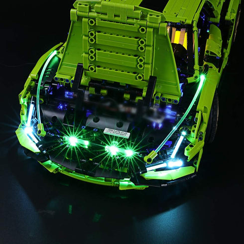 BRIKSMAX LED Lighting Kit for Technic Lamborghini Sián FKP 37 - Compatible with Lego 42115