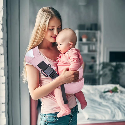 (7-44 LBS, 6-48 Easy to Wear Baby Sling Carrier - Compact Toddler Carrier with Adjustable Strap, Soft Padding, Non-Slip