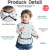 Waterproof Long Sleeve Bibs for Toddlers, 6-24 Months, Essential for Eating & Feeding