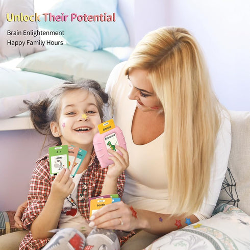520 2 3 4 5 6 2-6, Eaever Bilingual Spanish English Sight Words Talking-Flash-Cards, Valentine's Day Gift Birthday