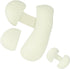Olive Moon Maternity Pregnancy Back Support Pillow | Breathable Coton Cushion for Prenatal & Postpartum