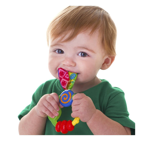 Nuby Wacky Teething Ring - Multicolor (Pack of 4)