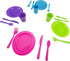 Kids Super Durable Kitchen Toys Set, 27 Pieces Pretend Play Dish Toy with Wash and Dry Tableware Dish Rack and Drainer