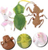 TOYANDONA Desktop Decor - 3pcs Plastic Playes Realistic Simulation Model Small Mantis Decoration