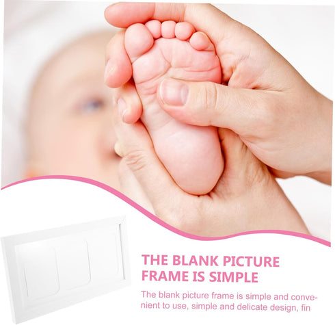 Newborn Handprint and Footprint Keepsake Kit with Photo Frame