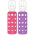 Lifefactory Baby Bundle Bottle Set, Raspberry/Purple, 9 oz, 2 pk